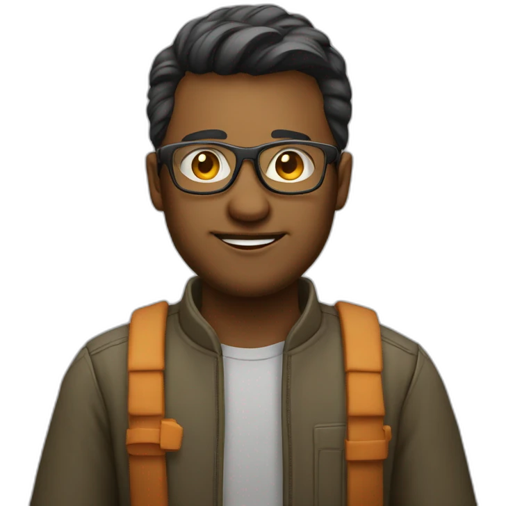 information technology developer men glasses emoji
