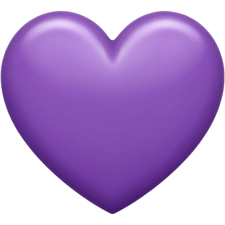 Purple heart with two white hands emoji