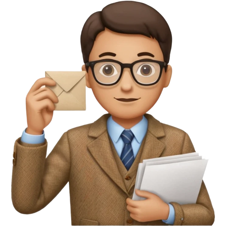 Profesor sosteniendo un papel que dice “LUNCH COVERED” emoji