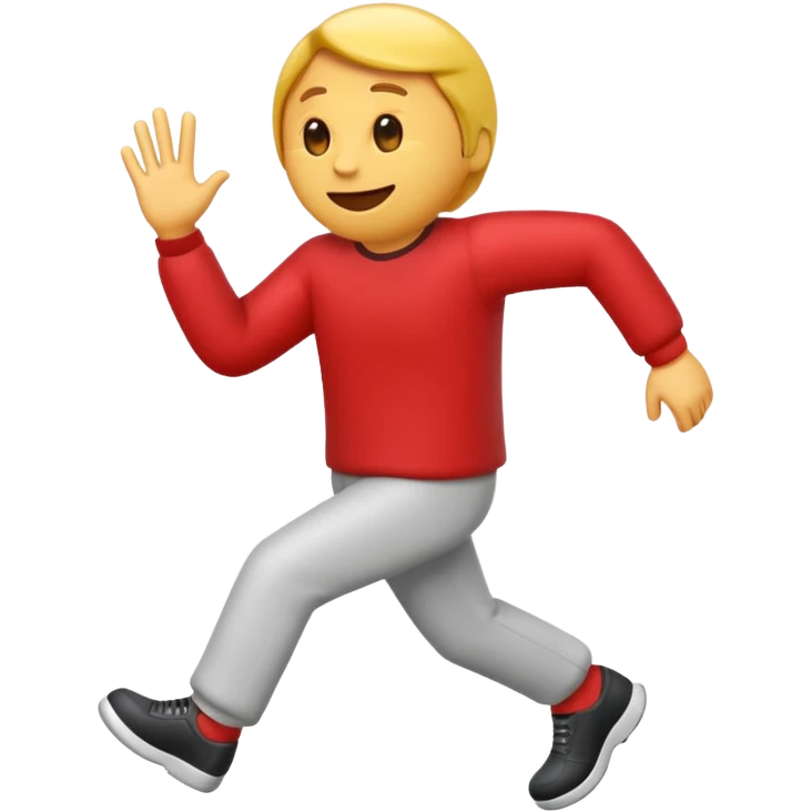 uma placa de transito de proibido com um emoji de um homem andando emoji