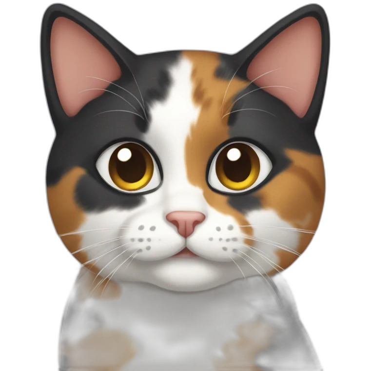 Calico Cat Meowscles emoji