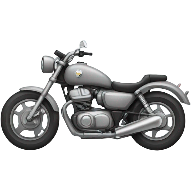 grey motorcycle emoji