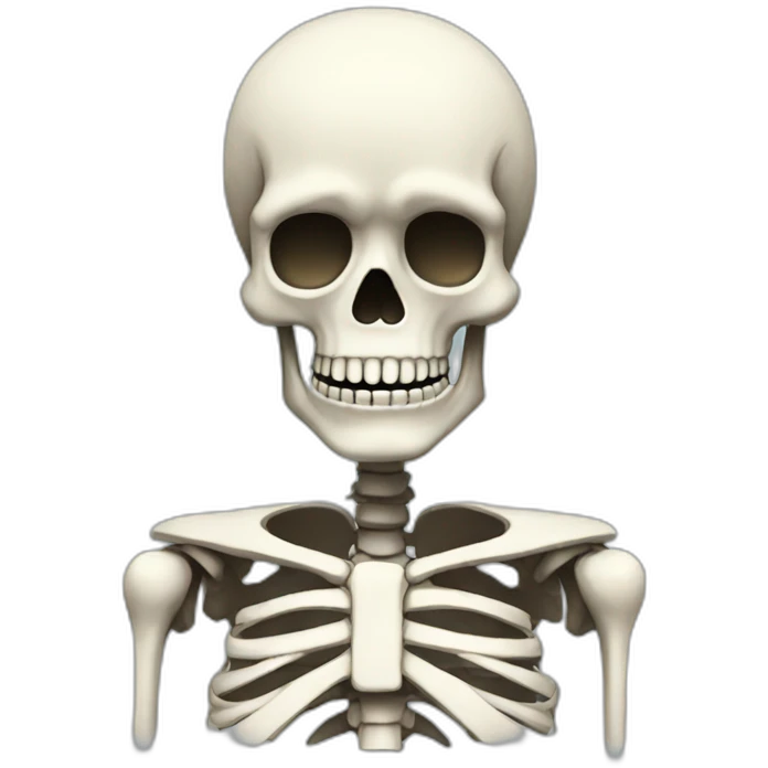 sans undertale skeleton emoji