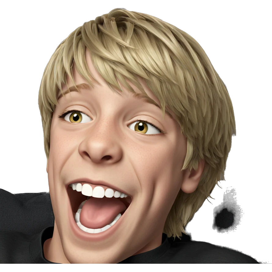 blonde boy meme expression emoji