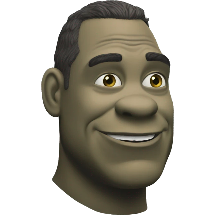 Shrek supportant le psg emoji