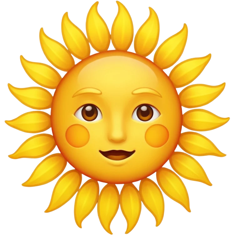 My sun emoji