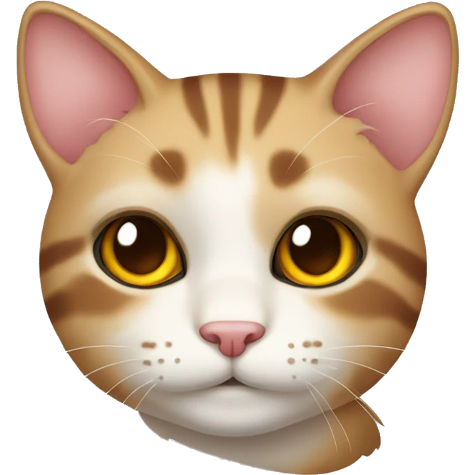 Cutie begue cat emoji