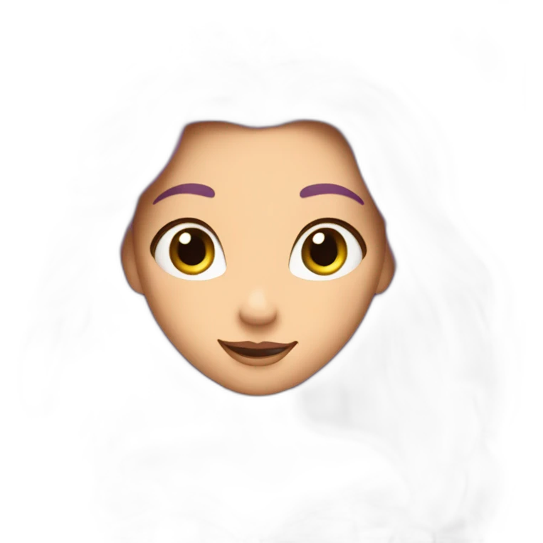 Rapunzel with a tiara emoji