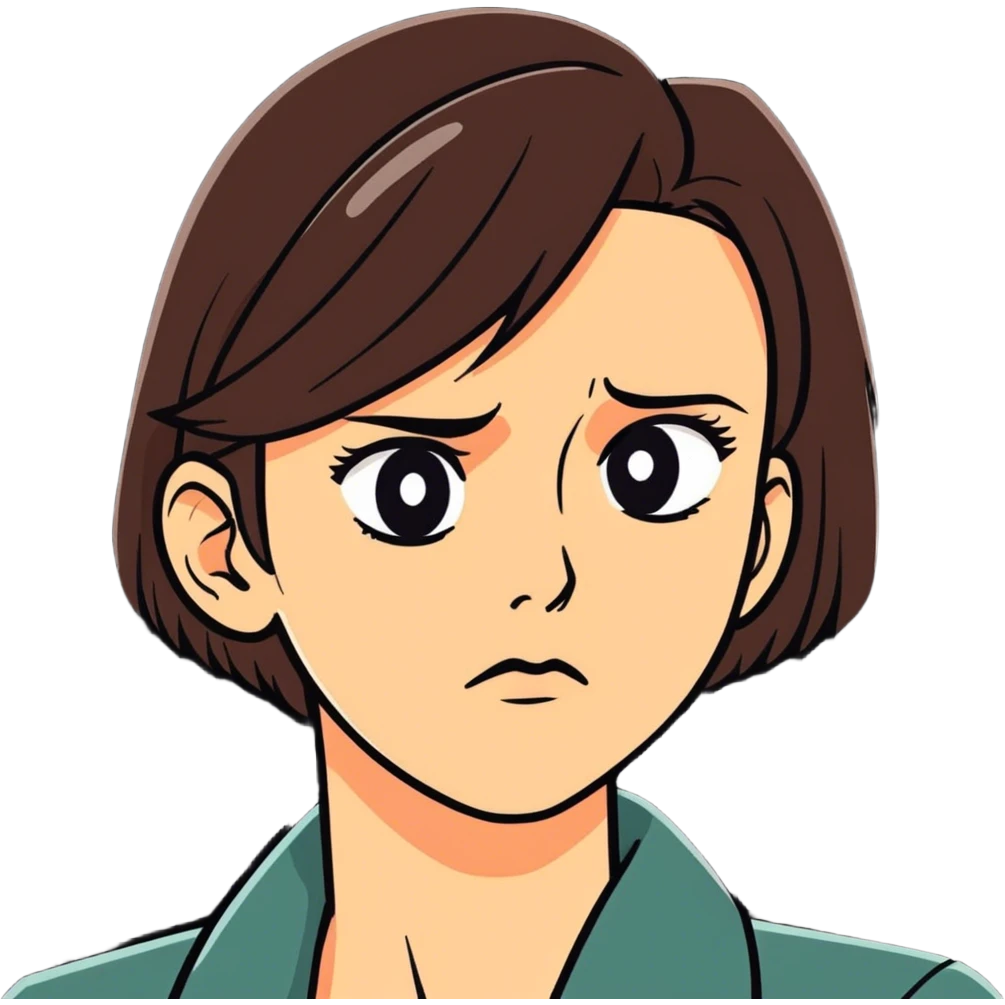 A brunette woman really disgusted at her bf close up emoji