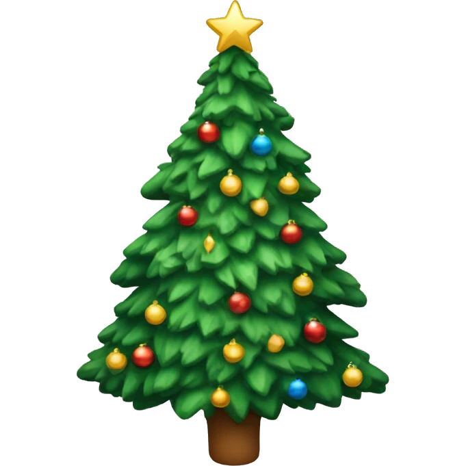 Christmas tree emoji