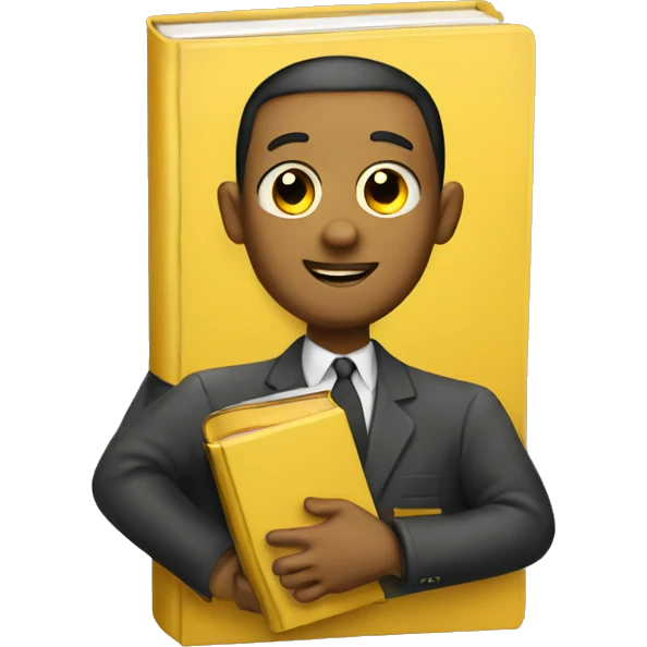 Yellow books emoji