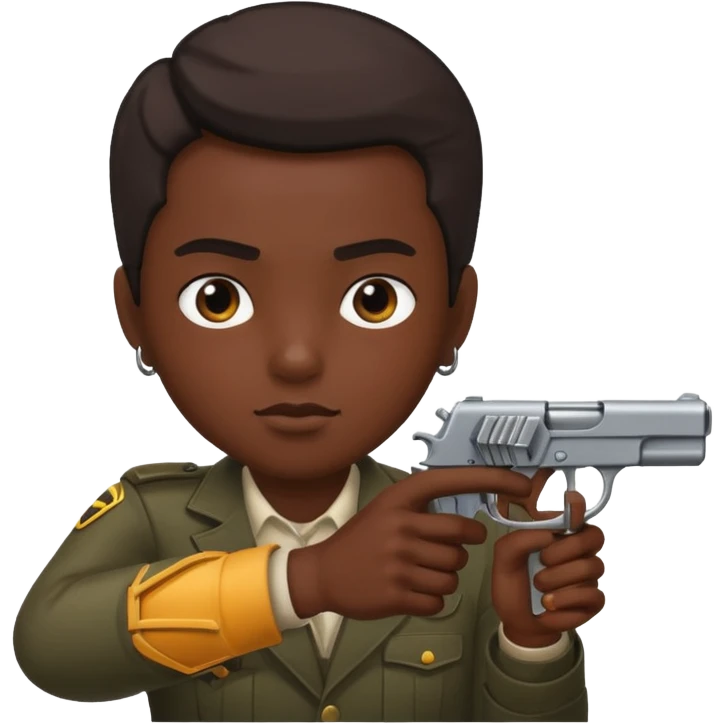 Nigga shooting someone  emoji