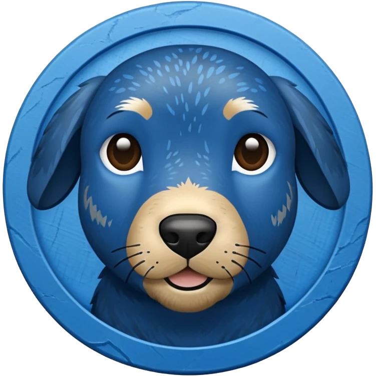blue tick ✅ in circular form with a rough outer body  emoji