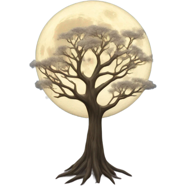 Moon Tree emoji