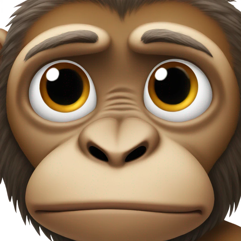 monkey holding stomach hungry  emoji