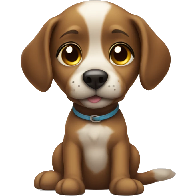 Cute dog  emoji