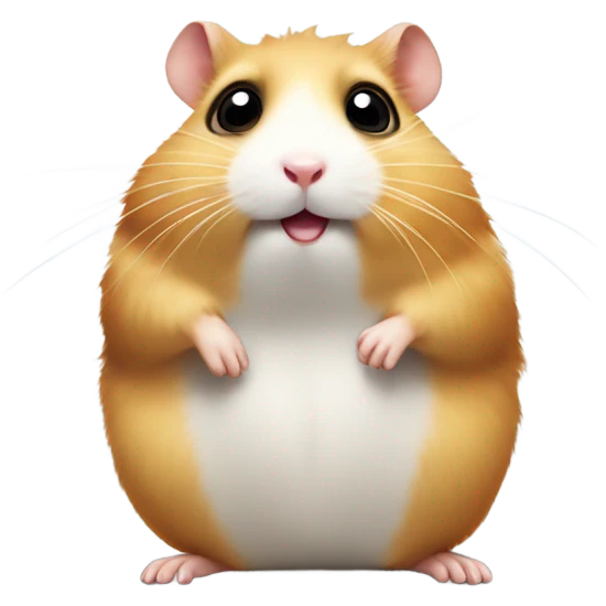 sad and happy hamste emoji