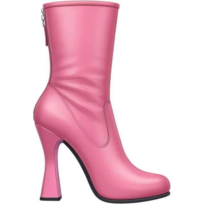 Pink boot emoji