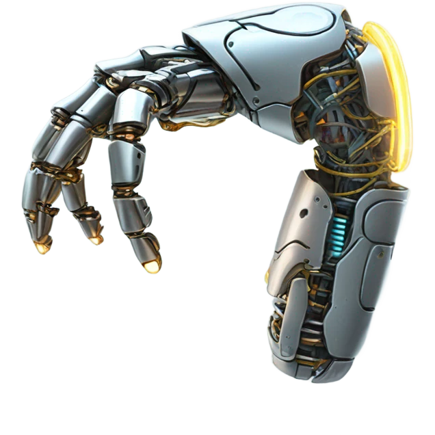 cyberpunk metal arm emoji
