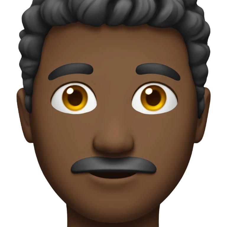 Man with full face emoji