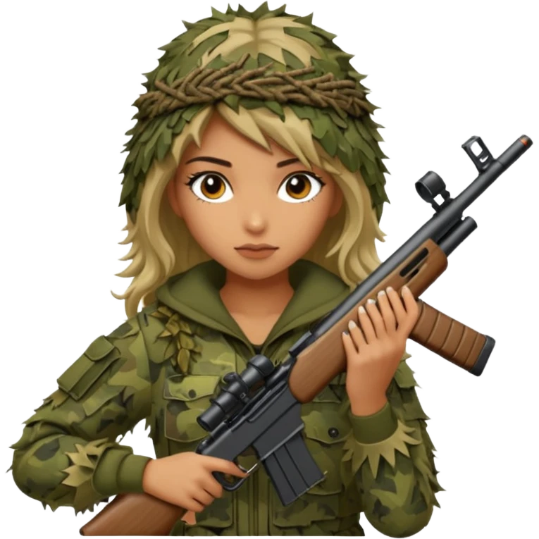 Sexy Girl sniper emoji