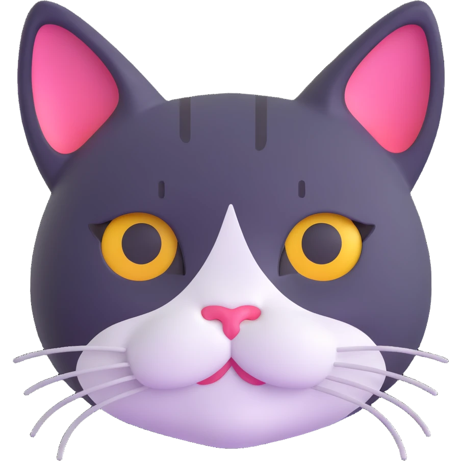 cute cat face emoji