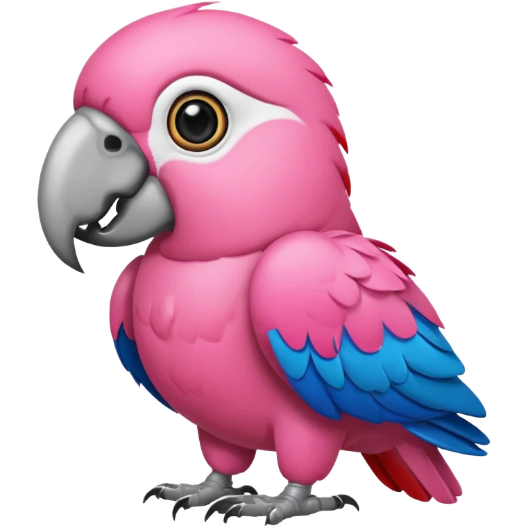 pink parrot  emoji