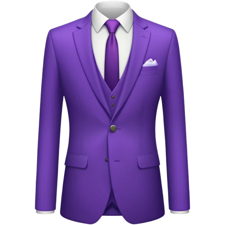 purple suit emoji