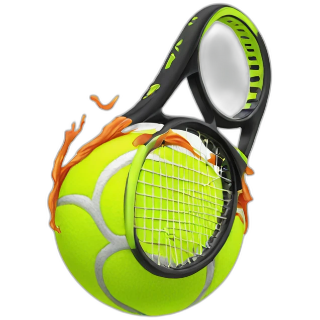 spooky tennis ball emoji