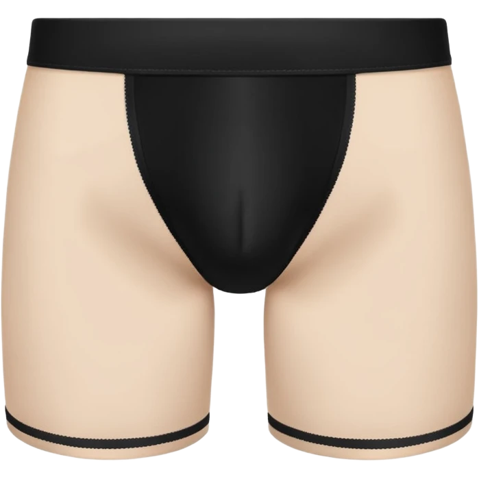 black underwear ONLY emoji