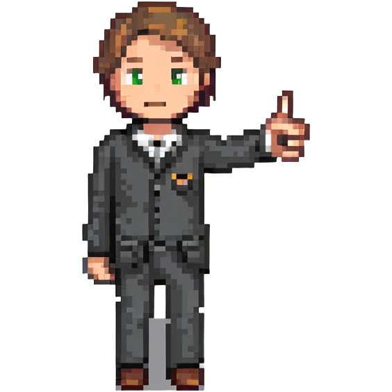 man pointing to the right emoji