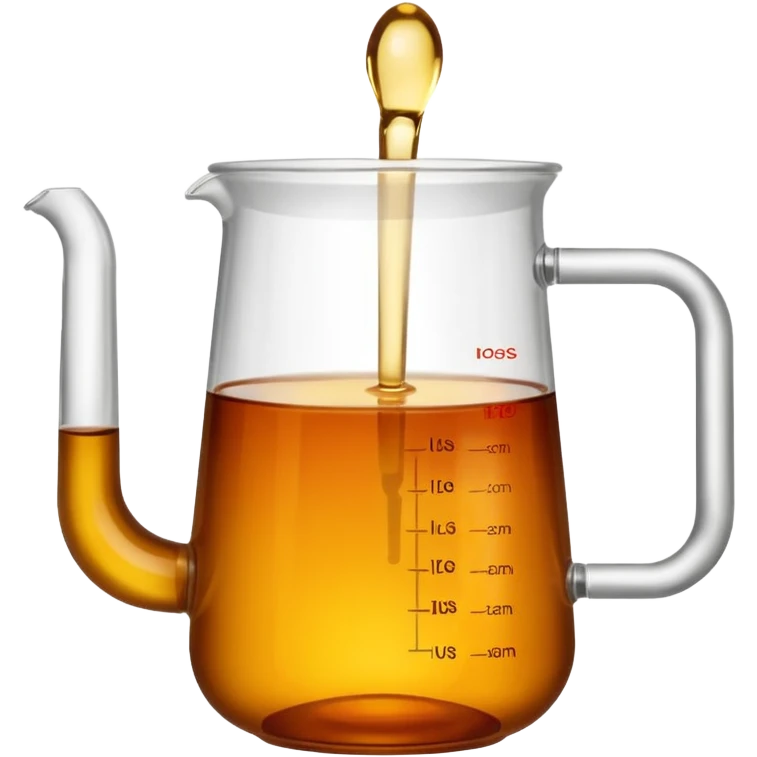 tea in a laboratory measuring cup emoji