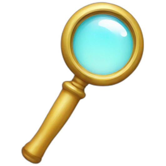 magnifying glass emoji