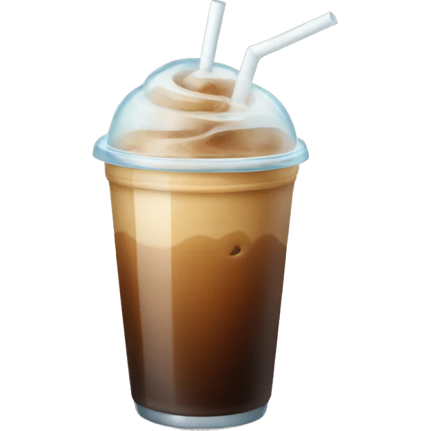 Iced coffee emoji