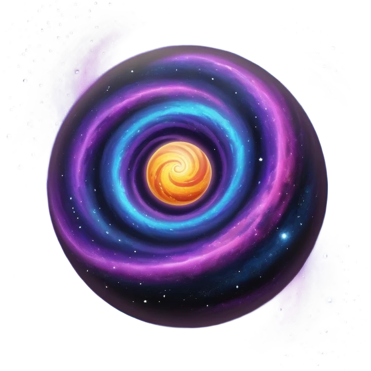 dark nebula ball  emoji