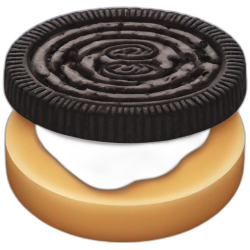 Oreo with chicken flavour emoji