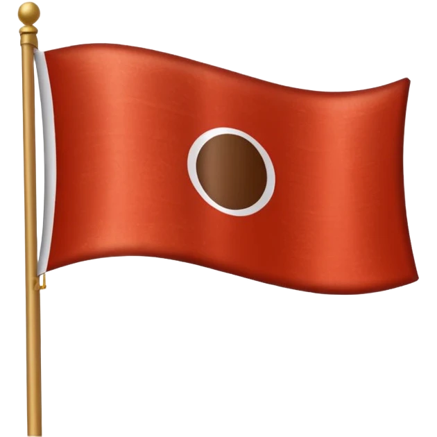 Indonesian flag but poop in mid emoji