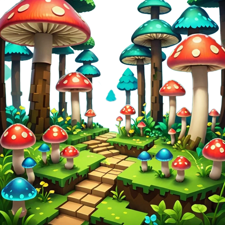 minecraft tematikos magic forest emoji