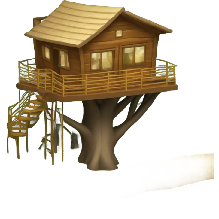 Luxury treehouse hotel in the woods in costs rica emoji