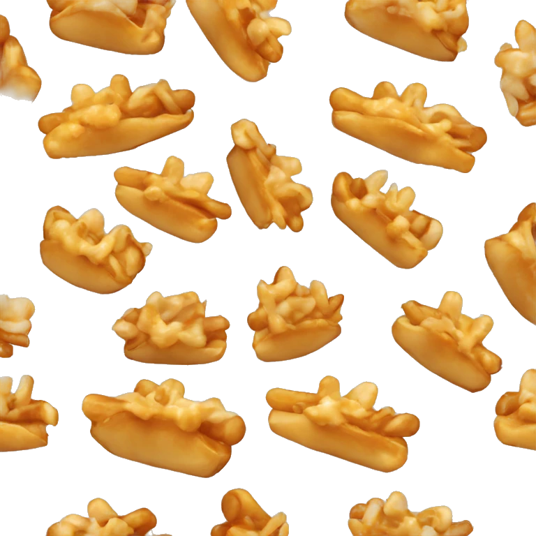 Poutine qui mange une poutine  emoji