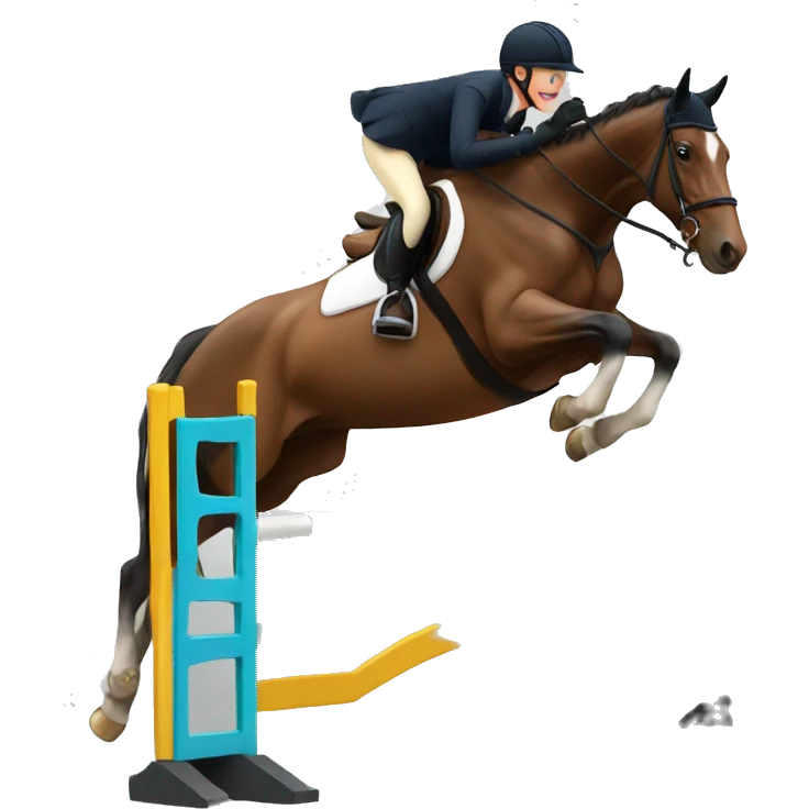 Horse show jumping  emoji