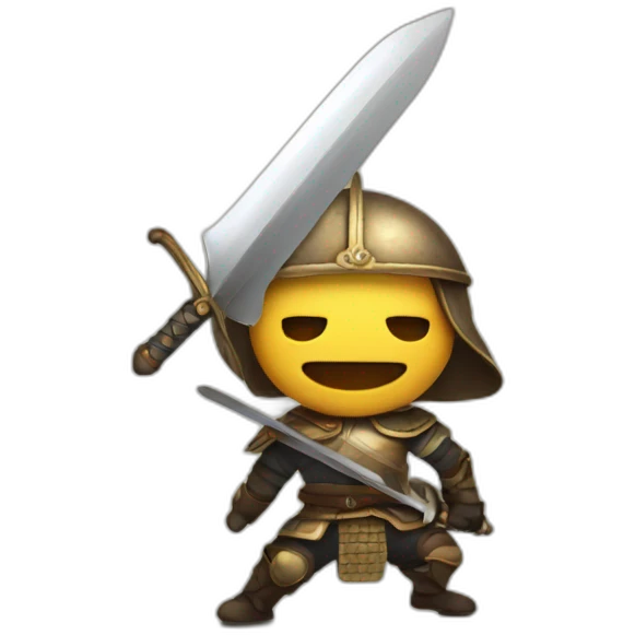 war with sword emoji