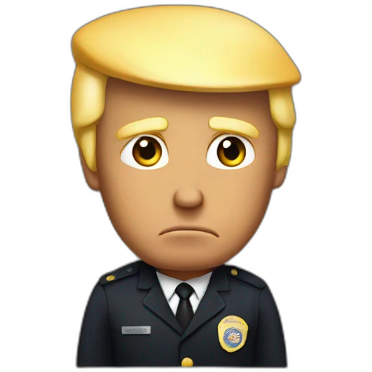 donald-trump-arrested emoji