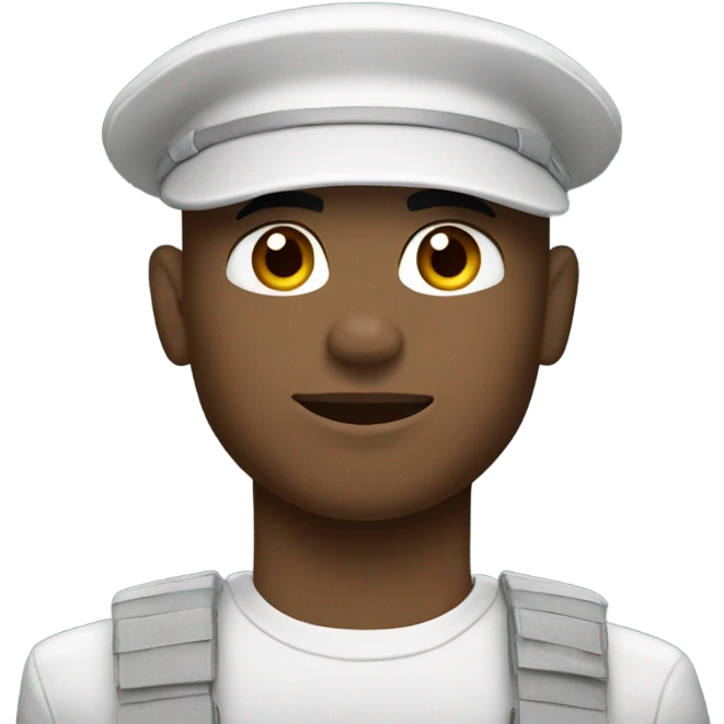 US marine in a white cap emoji