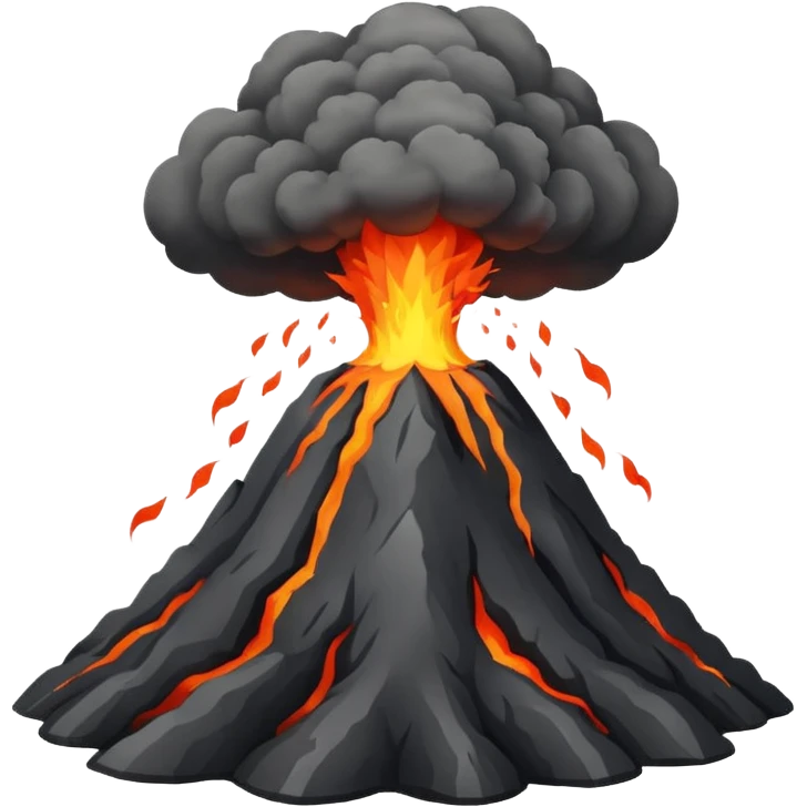 volcano emoji