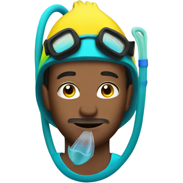 Gay snorkel man emoji