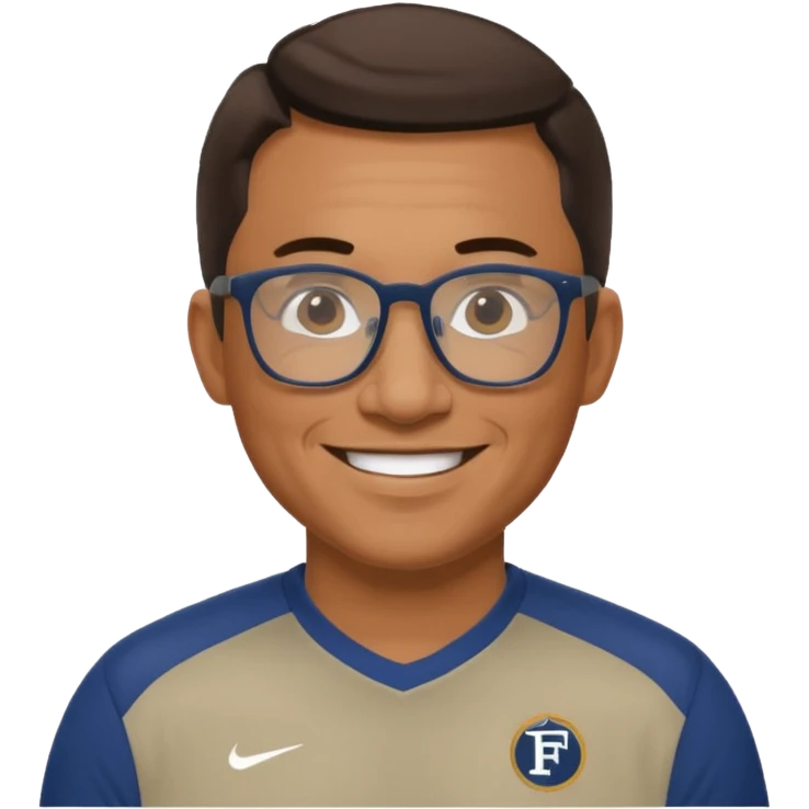 ferguson football coach, glasses emoji