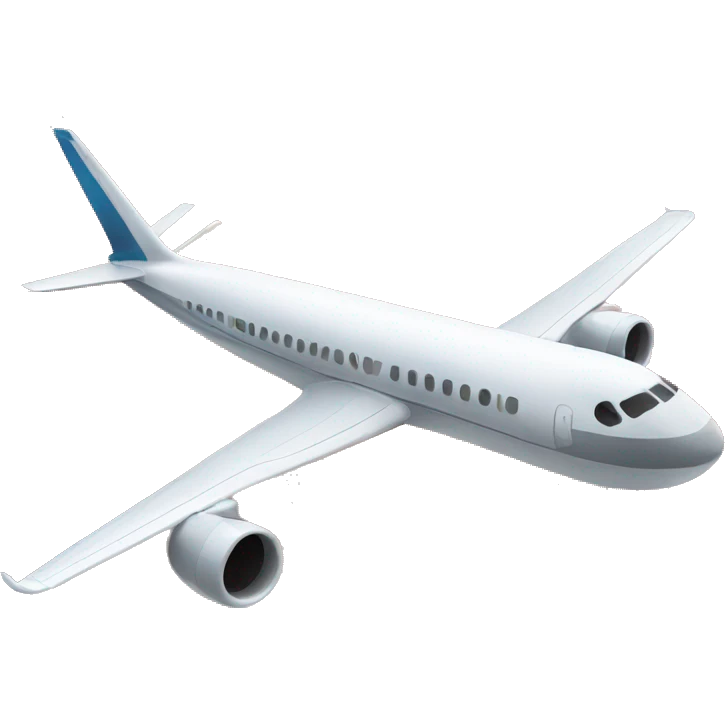 plane flying into a emoji