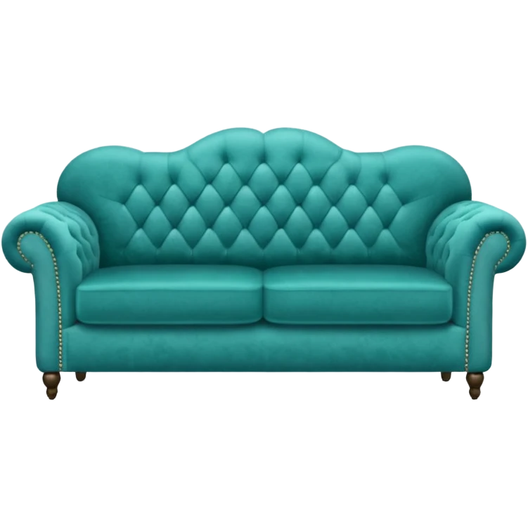 teal couch long emoji