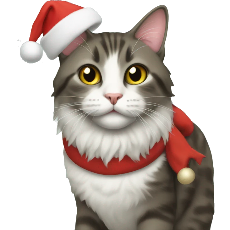 Cat Christmas  emoji